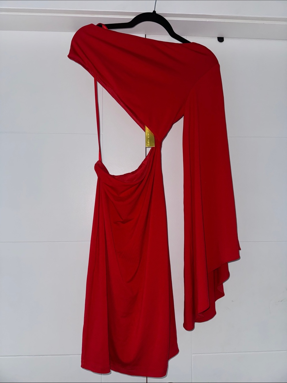 ALEXIA ADMOR | Reese One Shoulder Dress | bright red NWT XS - Picture 5 of 12